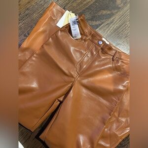 Aritzia Wilfred Pant Cognac Size 4